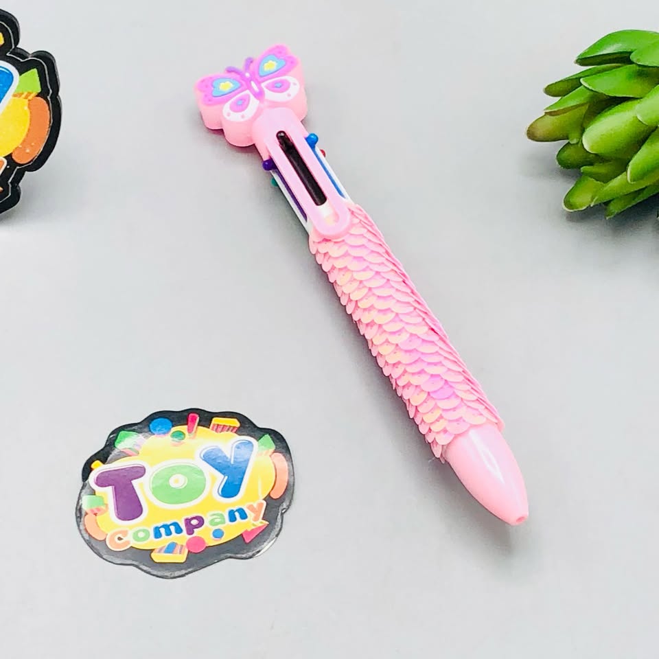 Butterfly Six Color Ballpoint - 1Pc