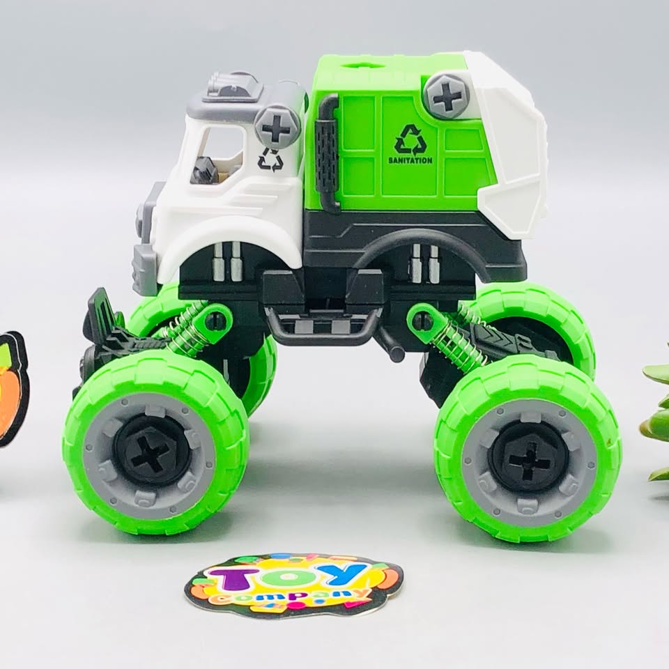 DIY Monster Sanitation Screw Truck - Assortment