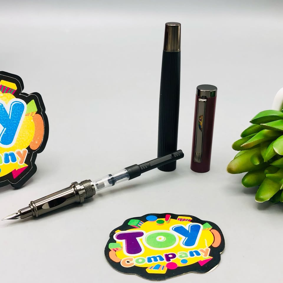 1Pc Classic Metal Refillable Fountain Pen