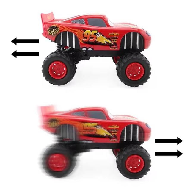 1Pc Diecast Disney Pixar Big Foot Car With Light & Music - Assortment