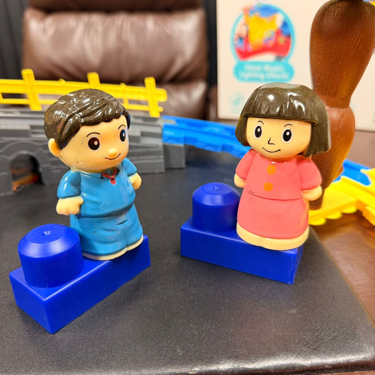 48Pcs DIY Kids Blocks Train Track Set