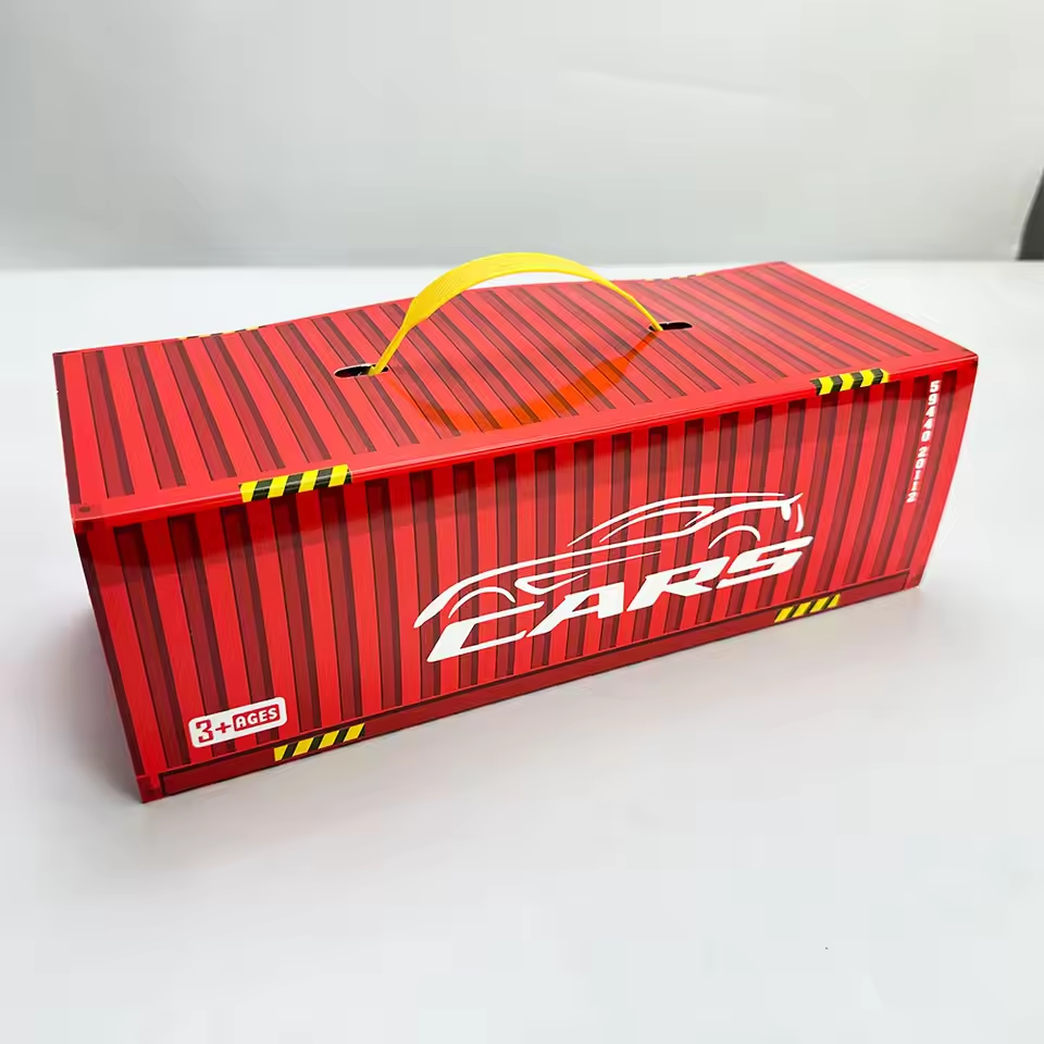 48Pcs Mini ABS Inertial Container Box Cars Set