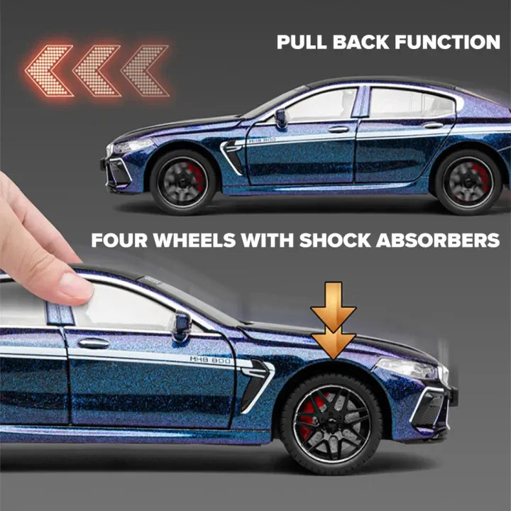1:24 Diecast BMW M8 Manhrat Model Car