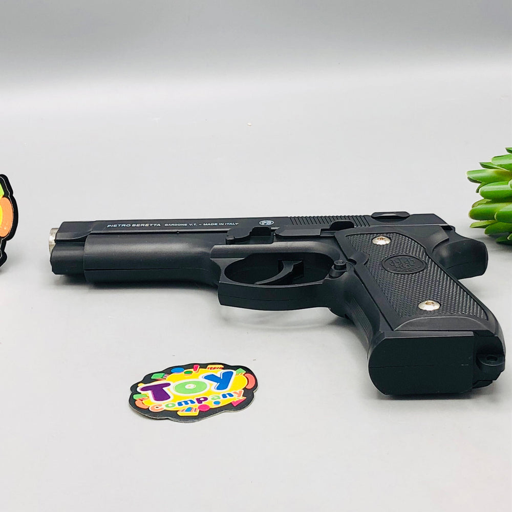Metal Beretta Shooting Gun - Toy