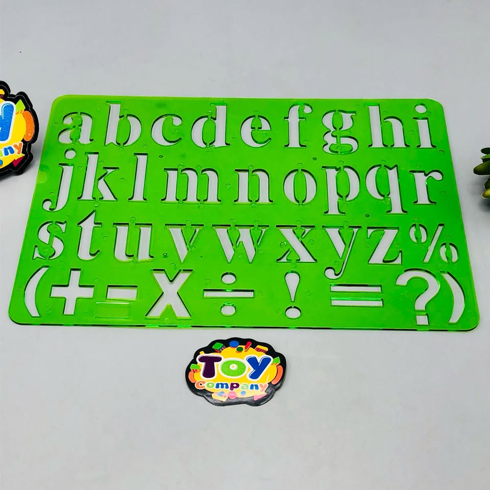 a-z Small Alphabet & Signs Stencil Set