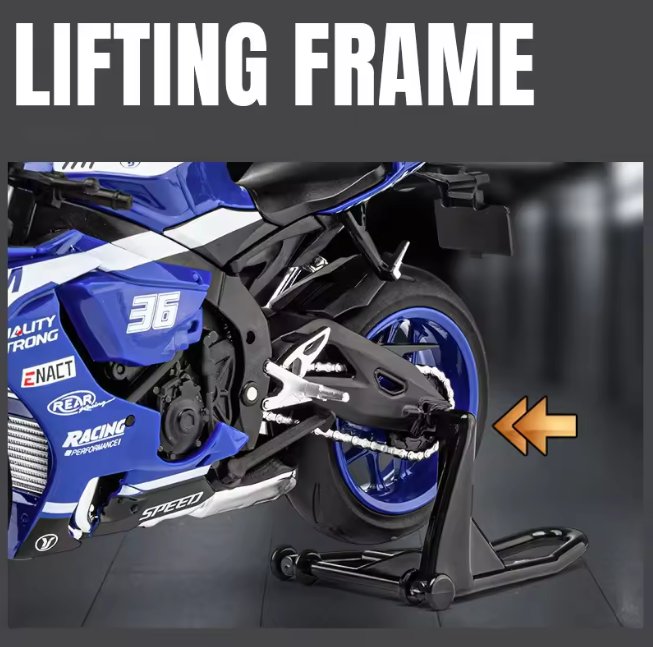 1:12 Diecast Yamaha R1M Model Bike