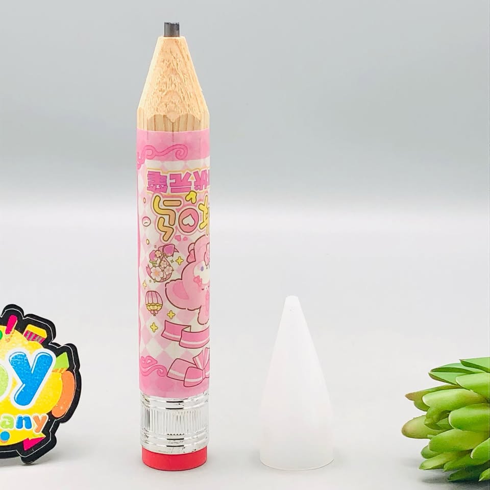 1Pc Cartoon Design Large Pencil With Eraser