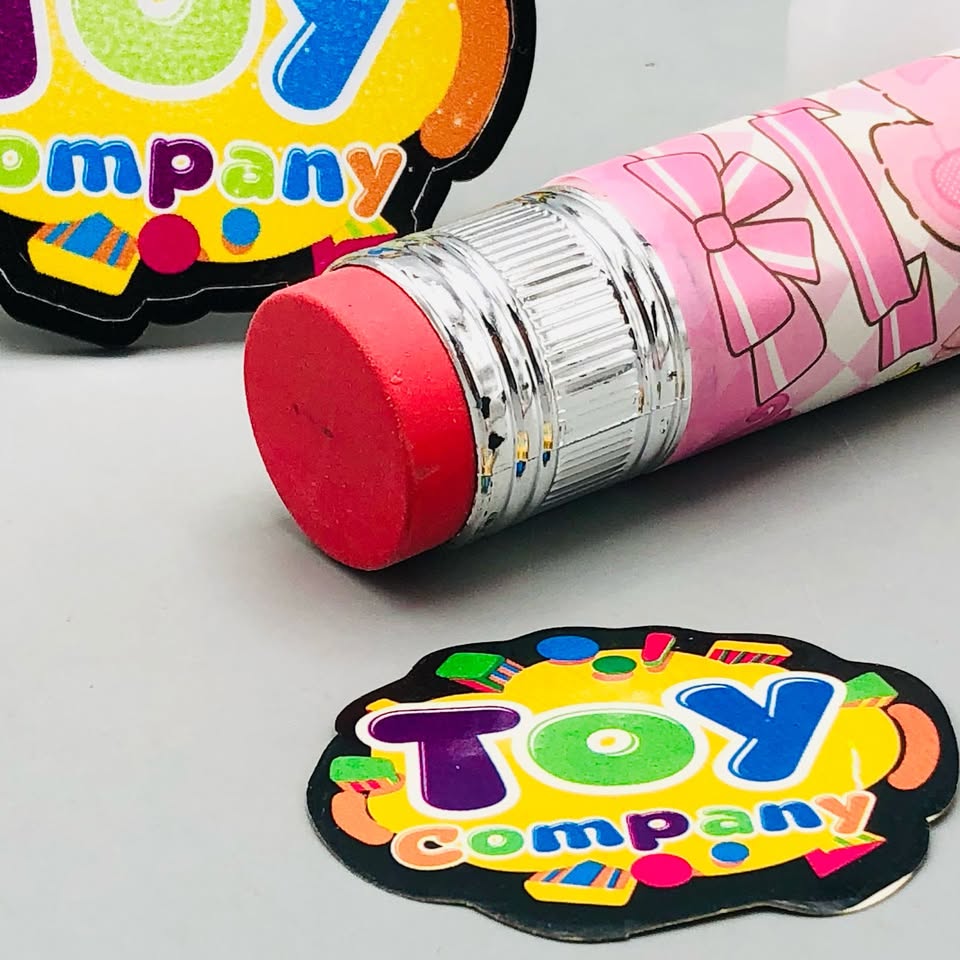 1Pc Cartoon Design Large Pencil With Eraser