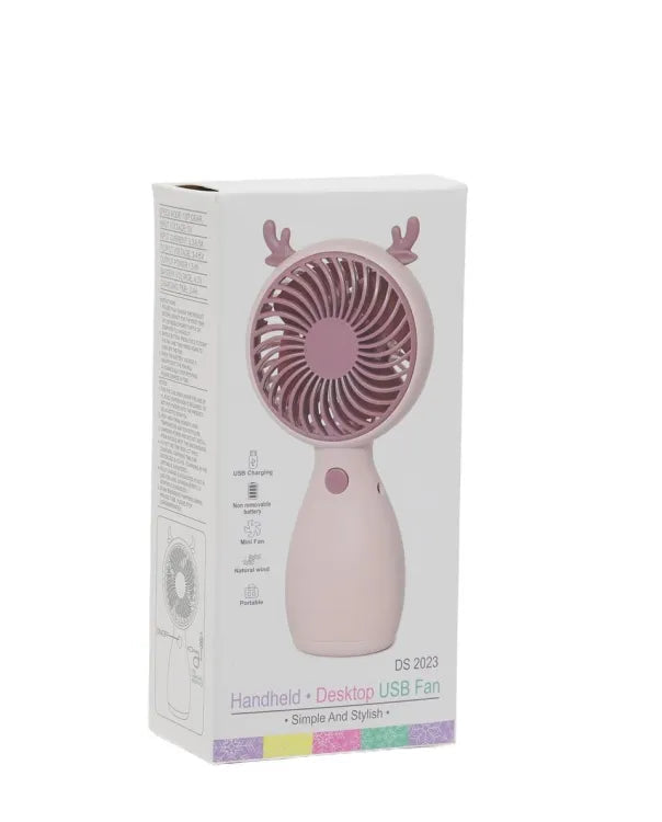 5* Inches Rechargeable Handheld Mini Cooling Fan
