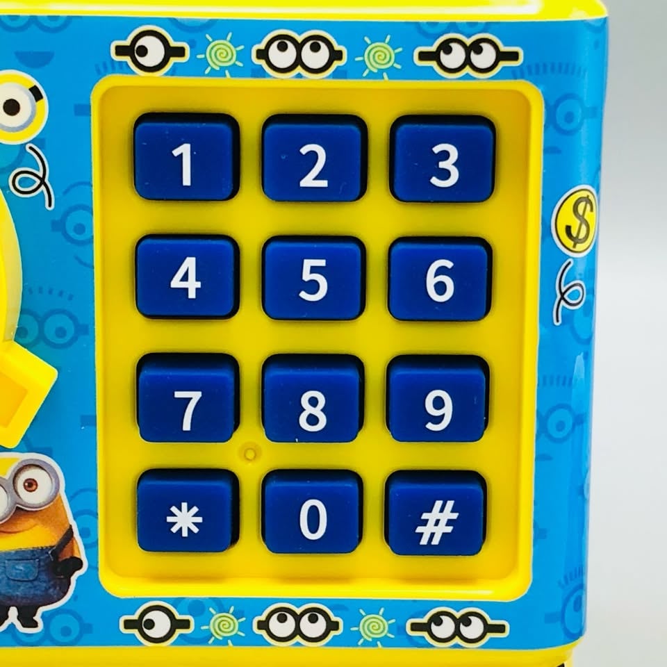 Minions Secret Code Lock Piggy Bank