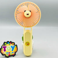 Multi-functional Mini Handheld & Desktop Fan With Light