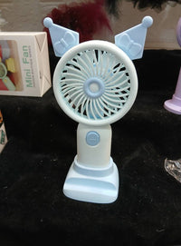 Bow Ears Rechargeable Mini Handheld & Desktop Fan