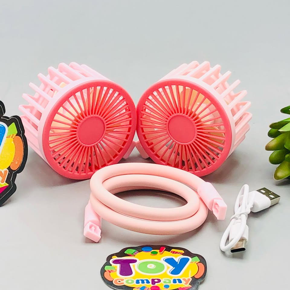 Rechargeable Simple & Stylish Three Speed Neck Fan