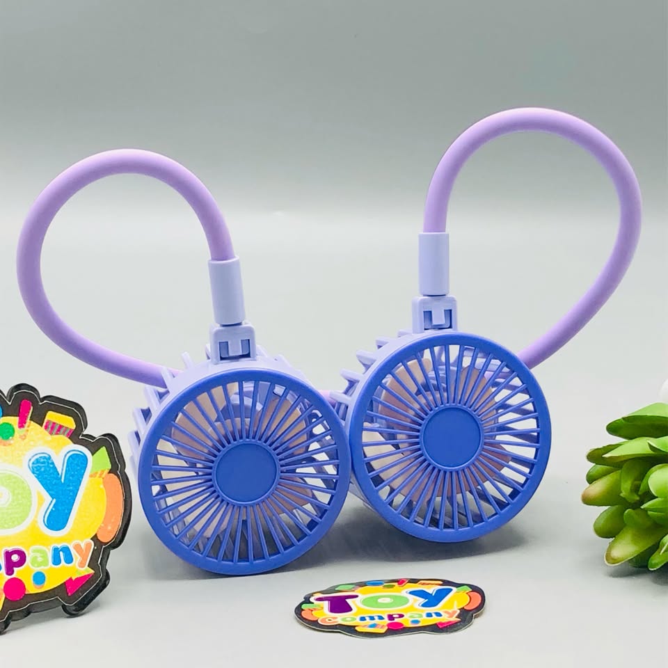 Rechargeable Simple & Stylish Three Speed Neck Fan