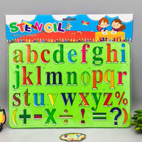 a-z Small Alphabet & Signs Stencil Set