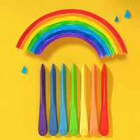 18Pcs Premium Plastic Color Crayons