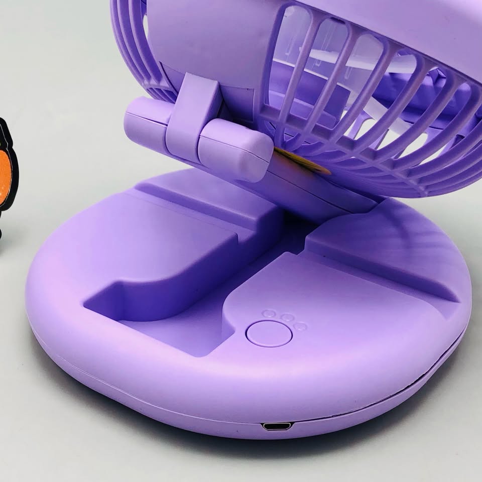9" Rechargeable & Foldable Two speed Desktop Fan
