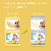 18Pcs Premium Plastic Color Crayons