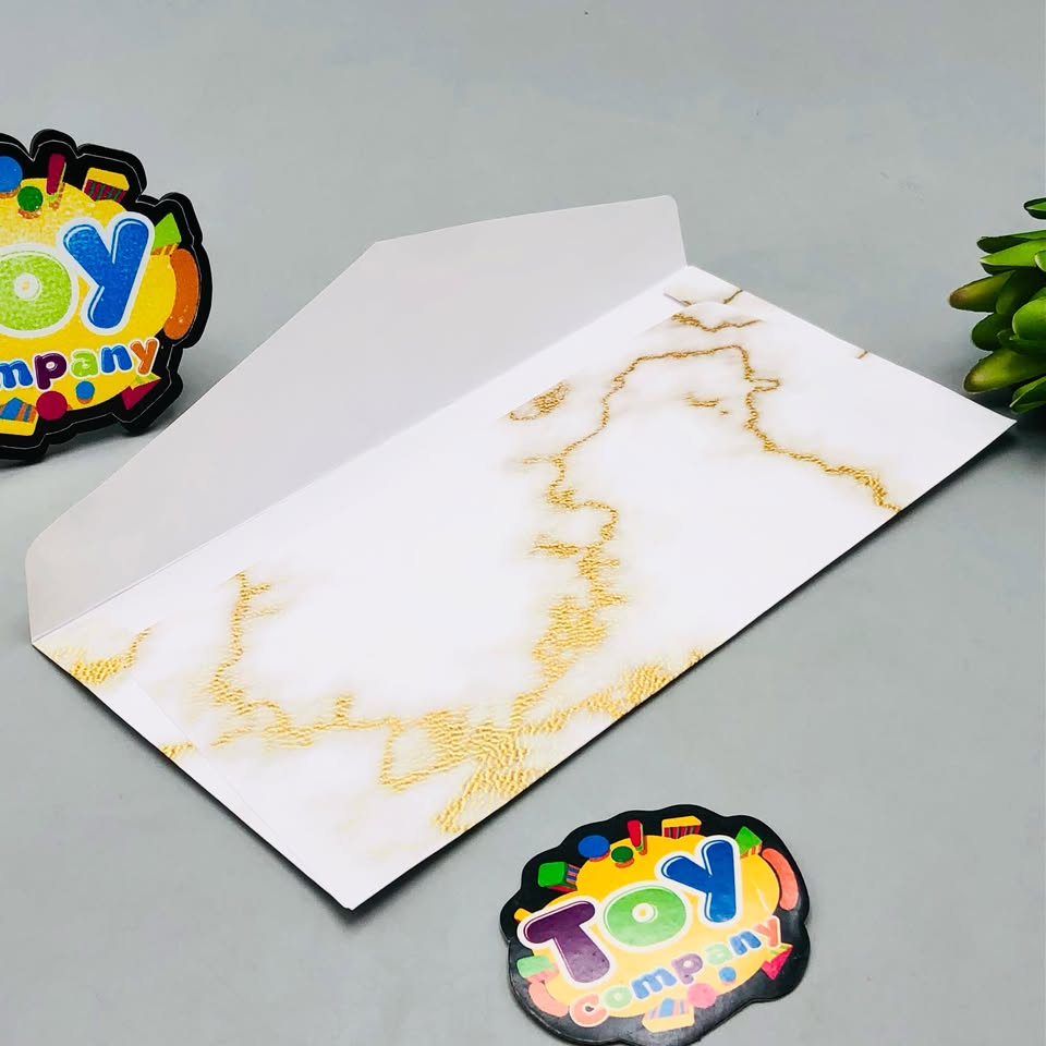 10Pcs Mini Marble Design Paper Envelop Set