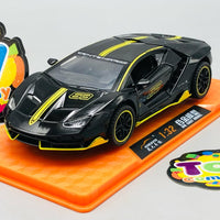 1:32 Diecast Lamborghini Centenario With Acrylic Display Box - Black