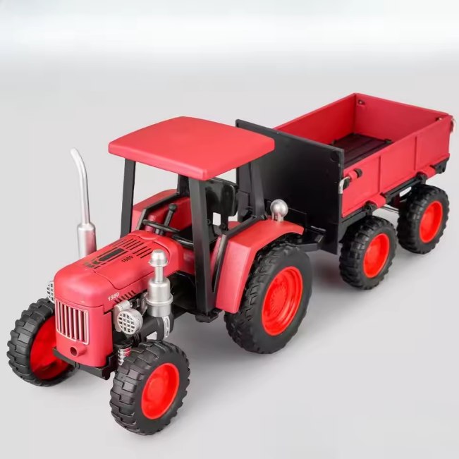 Diecast Vintage Tractor Model With Light & Sound