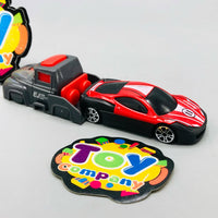 5Pcs Mini Alloy Cars With Road Map & Launcher