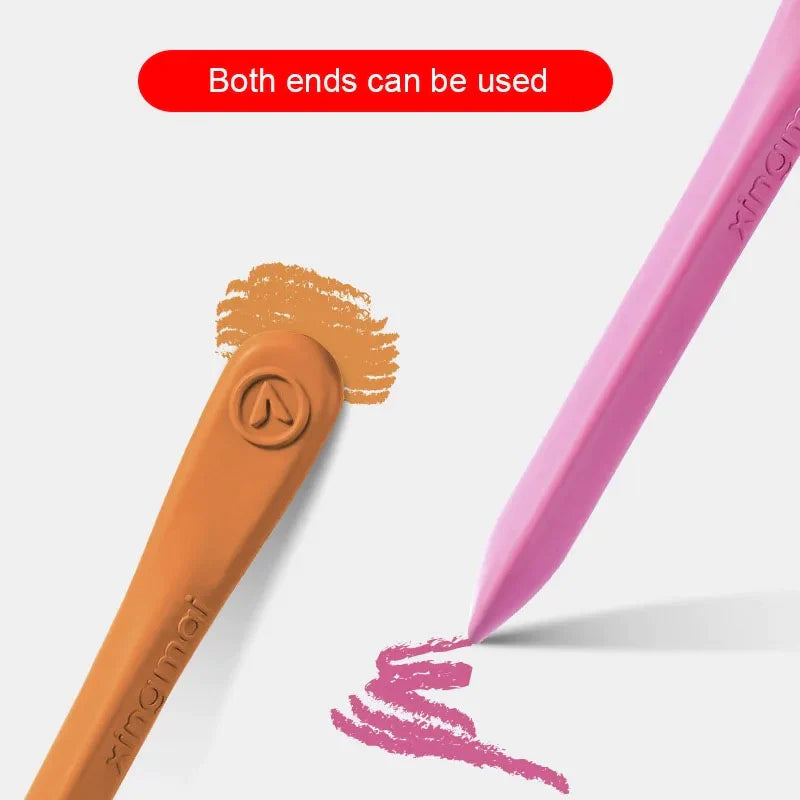 18Pcs Premium Plastic Color Crayons