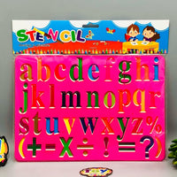a-z Small Alphabet & Signs Stencil Set
