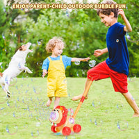 Rechargeable Cute Pet Lion Bubble Machine