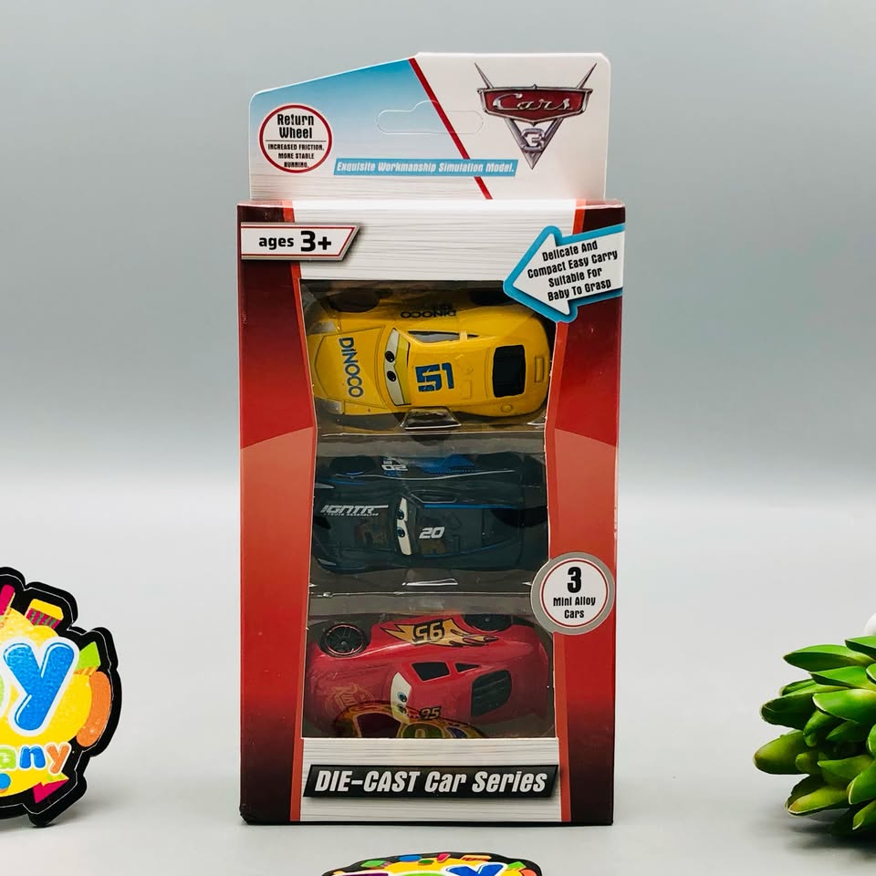 3Pcs Diecast Mini McQueen Cars Set