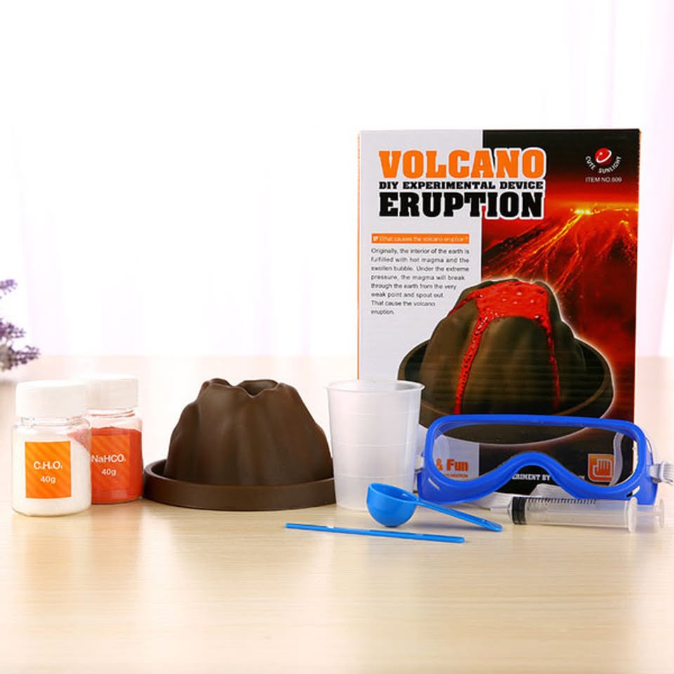 DIY Volcano Eruption Experimental Device
