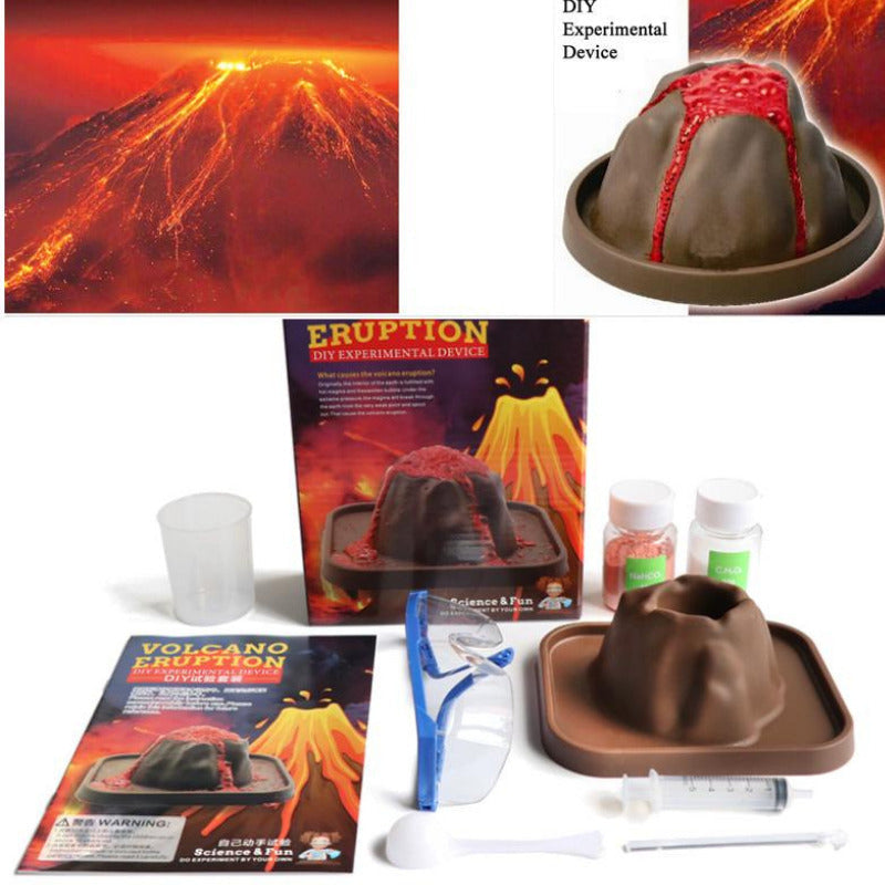 DIY Volcano Eruption Experimental Device