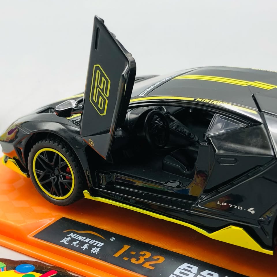 1:32 Diecast Lamborghini Centenario With Acrylic Display Box - Black