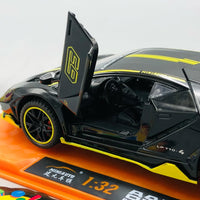 1:32 Diecast Lamborghini Centenario With Acrylic Display Box - Black