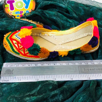 Thumbnail for Hand-Made Multani Cultural Khussa For Girls