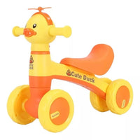 Duck Ride-on Baby Foot To Floor Balance Bike - Yellow