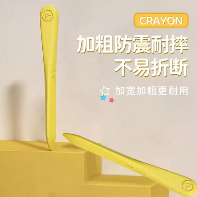 18Pcs Premium Plastic Color Crayons