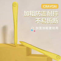18Pcs Premium Plastic Color Crayons