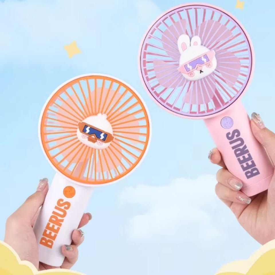 Beerus Rechargeable Mini Handheld & Desktop Fan