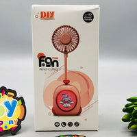 Rechargeable Cartoon Design Flexible Lamp Fan - Assortment
