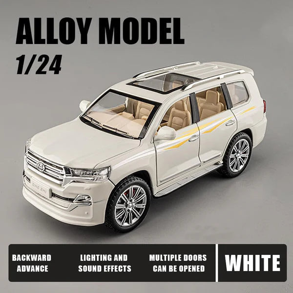 1:24 Diecast Land Cruiser LC200 Model Car