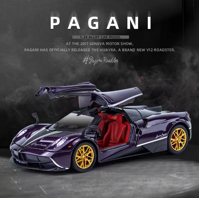 1:24 Diecast Pagani Huayra Model With Smoke