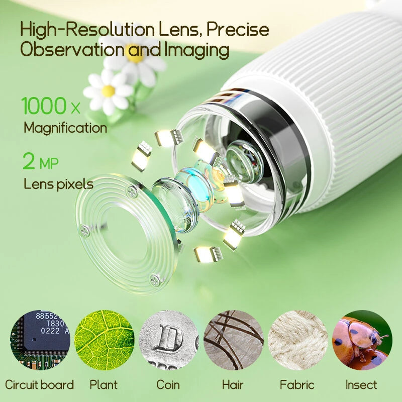 2 Million Pixels Kids Digital Microscope