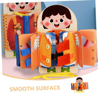 Multi-functional Wooden Montessori Busy Board