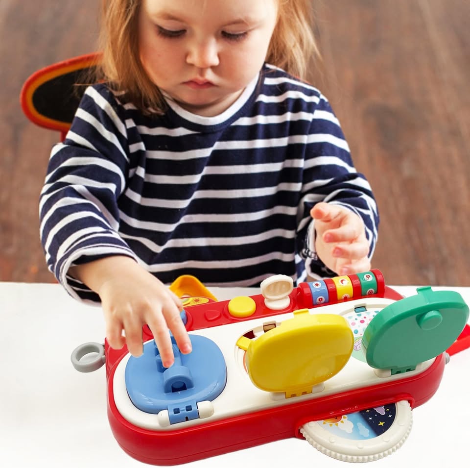 Huanger Manual Baby Puzzle Busy Board