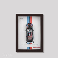 1:32 Diecast BMW M8 GTE 3D Frame Model Car