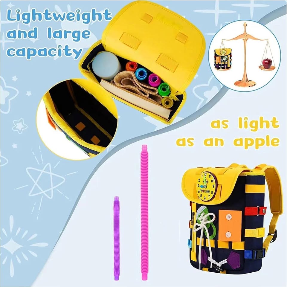Multi-functional Montessori Activity Backpack