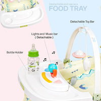 5in1 Baby Dinning Chair With Light & Music - Green