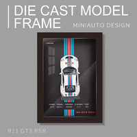 8Pcs Complete Set of 3D Frame Diecast Models