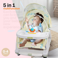 5in1 Baby Dinning Chair With Light & Music - Green